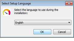 Setup Language Selection Setup Language Selection